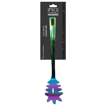 Nu Steel 1.8 mm Rainbow Crown Pasta Server NU578083